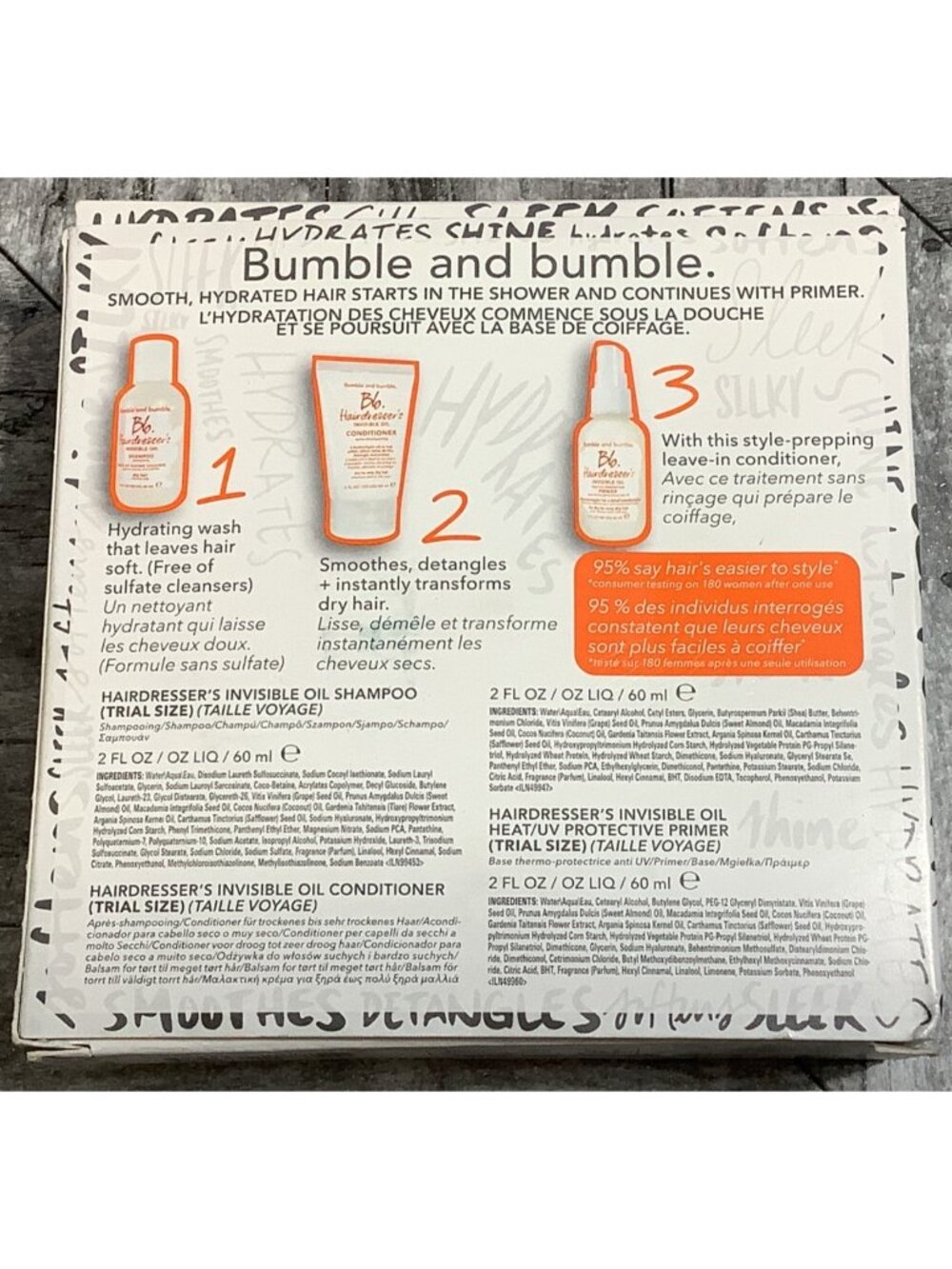 Bumble & Bumble Hairdressers Invisible Oil Starter Shampoo Conditioner Primer - Picture 4 of 4